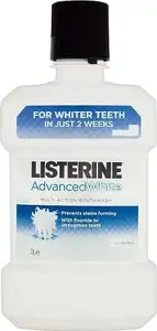 Mutes skalošanas līdzeklis Listerine Advanced White 1000 ml – balinoša un ikdienas mutes higiēna