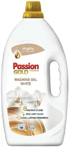 Veļas želeja Coccolino PASSION GOLD baltiem audumiem 4000 ml, profesionāla formula