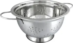 Colander KingHoff 24 cm metal kitchen strainer KH-1237