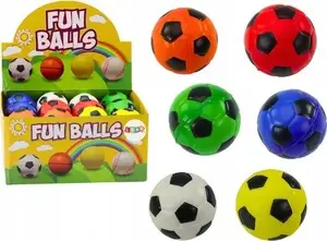 Soft Foam Mini Football Ball 5.5 cm, LEANToys — compact play ball for kids
