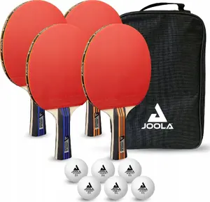 Galda tenisa komplekts JOOLA Family — 4 Competition raketes, 6 Advanced bumbiņas
