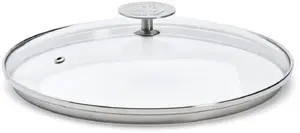 Glass Lid WMF D-3428-16 – 16 cm diameter, tempered glass, stainless-steel rim