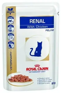 Cat wet food pouches Royal Canin Veterinary Diet Feline Renal 85 g — chicken