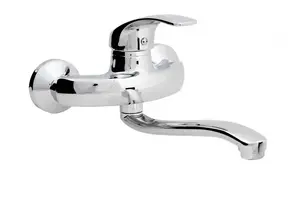 Кухонный смеситель Hydroland Vena настенный хром модель B324