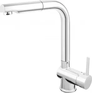 Kitchen faucet FERRO Toledo standing chrome BTD4PO — single-hole deck-mounted mixer