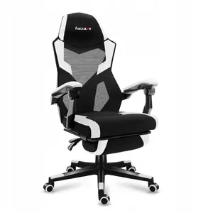 Grozu krēsls ar pagriezienu next level racing Combat 3.1 Baltā — ergonomisks spēļu/birojkrēsls, augstuma regulēšana, pagriežams rāmis
