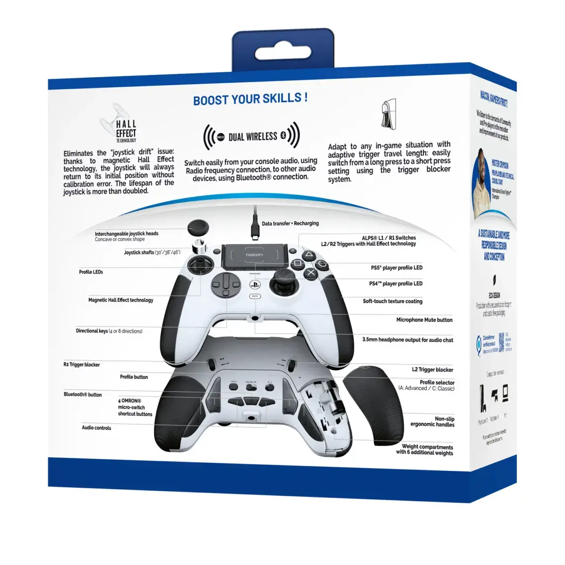 nacon Revolution 5 Pro Bluetooth геймпад для PC, PS4, PS5 Photo 6