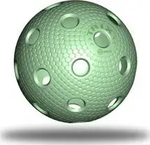 Floorball ball Trix Snakeskin TRIX IFF 72 mm green (1 piece)