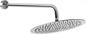 Rain shower head Hydroland Ultra Slim single-function silver (DESZCZ.OK.20)