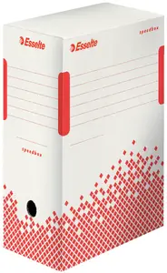 Archiving Box ESSELTE Speedbox FSC 150 mm — A4 format, white, 150×250×350 mm