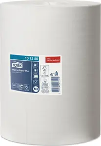 Papīra dvielis rullī Staples TORK ADVANCED 420, liels rullis, balts