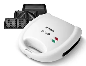 Sandwich maker HYUNDAI SM 627 — 700 W, 4 sandwiches, white