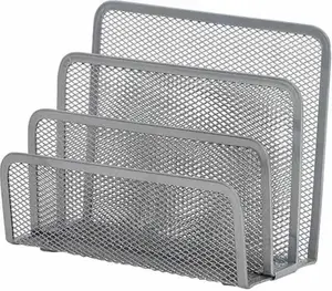Letter sorter Q-Connect office metal 3 compartments silver KF00852