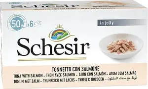 Wet Cat Food pouch Whiskas SCHESIR M-Pack Tuna with Salmon 6 x 50g