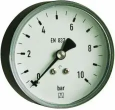 Pressure gauge Afriso RF 63 axial, Ø63 mm, 0–2.5 bar, G1/4" axial, accuracy class 2.5