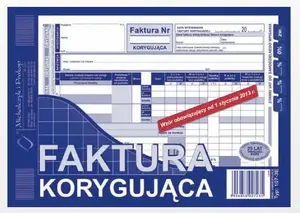 Invoice correction book A5 Michalczyk & Prokop 107-3E, 80 sheets