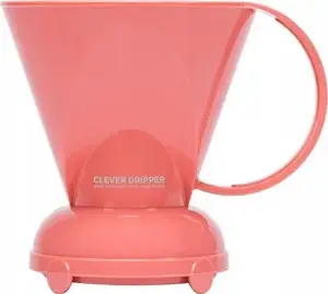 Kafijas filtra kanna Clever Clever Dripper L 500 ml rozā ar 100 papīra filtriem