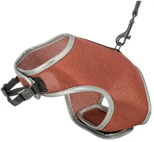 Cat harness Trixie Soft harness with lead, adjustable 24–42 cm neck/chest, 1.20 m leash, rust