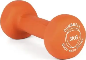 Гантель Body Sculpture BW 513 PVC 3 кг — ручной груз с ПВХ покрытием