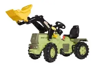 Ride-on tractor rolly toys Farmtrac MB 1500, pedal drive, 4 wheels, for ages 3–8, black/green