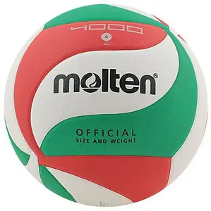 Volejbola bumba MOLTEN V4M4000 balta-sarkanzaļa-zaļa, modelis MOLTEN171108