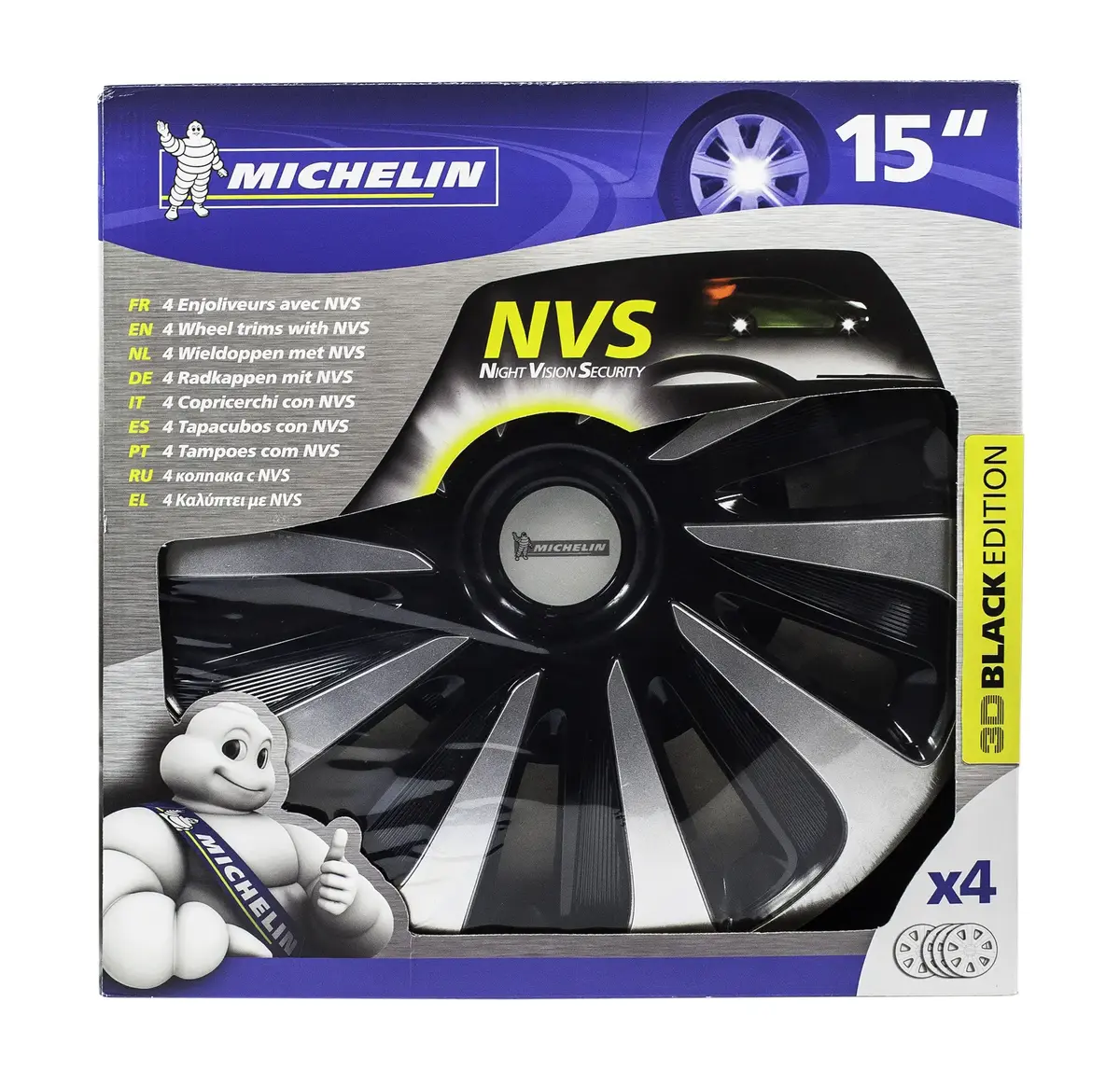 Michelin 9122 hubcap set for 15" rims Photo 5