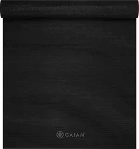 Yoga mat Gaiam 6 mm, model 65761, black