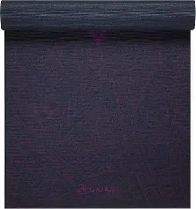 Yoga mat Gaiam Plum Sundial 6 mm – non-slip exercise mat for home and studio