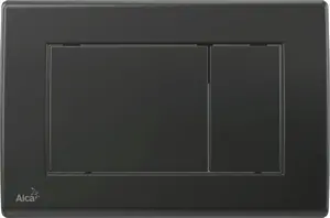 Flush-mount control button ALCADRAIN M278, matte black