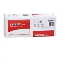 Toilet paper Katrin Classic Zig Zag 2, width 232 mm, length 230 mm