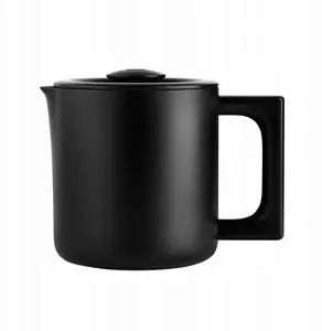 Thermal Carafe with Lid for Aiden Espresso Machine, FELLOW — Black