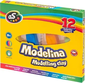Modelina 12 colors, Astra — modelling clay set, 12-color pack