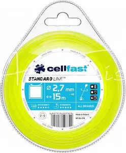 Trimmer Line Cellfast 35-016 — 2.7 mm x 15 m, square profile