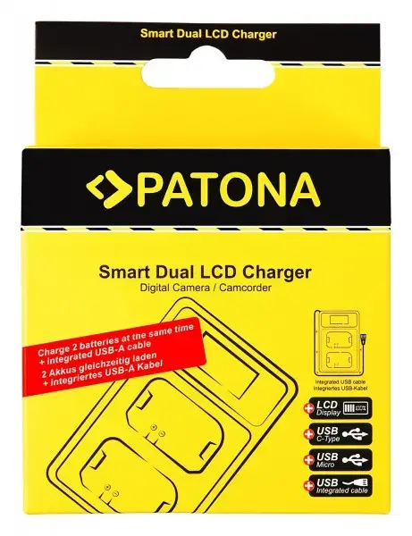 Akumulatoru lādētājs PATONA 141624 priekš Nikon, USB Photo 6