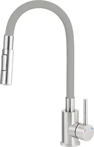 Кухонный смеситель NEO tools LUNO BOC_S740 с гибким изливом, 2 вида струи