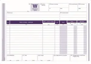Notebook insert pack Michalczyk & Prokop Magazyn wydano (371-3) – refill pages for journal/ledger
