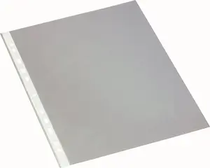 Plastic A4 document sleeve Bantex with punched holes 60 µm (pack of 100)