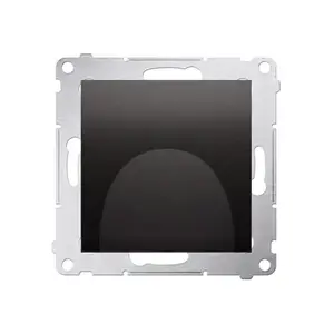 Розетка Kontakt-Simon DPK1.01/48 — антрацит, пластик, IP20, 75×75×55 мм