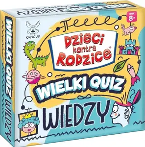 Galda spēle Kangur Dzieci kontra Rodzice — zināšanu viktorīna ģimenes spēlei