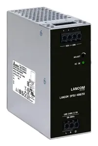 Блок питания Lancom Systems LANCOM DPSU-480/55 — 480 Вт, AC 100–240 В, TS35 DIN, чёрный/сталь