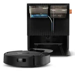 Робот-пылесос и мойщик iRobot Combo 10 Max — чёрный, комбинированный пылесборник, бак 0.25 л, 75 мин работы