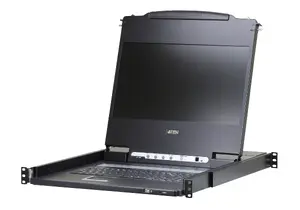 Rack console ATEN CL6700MW 17.3" (43.9 cm) LCD 1920x1080 DVI-D USB keyboard AZERTY French 1U metal black