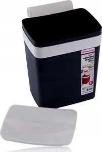 Wall-mounted Triton waste bin with lid 4 L Turan