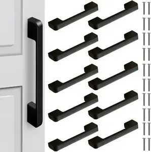 Furniture Handle Ruhhy model 24190, black, set of 10