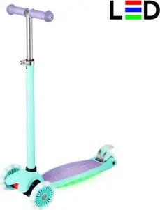 Children's LED Light Scooter NILS Fun HLB1310 — purple