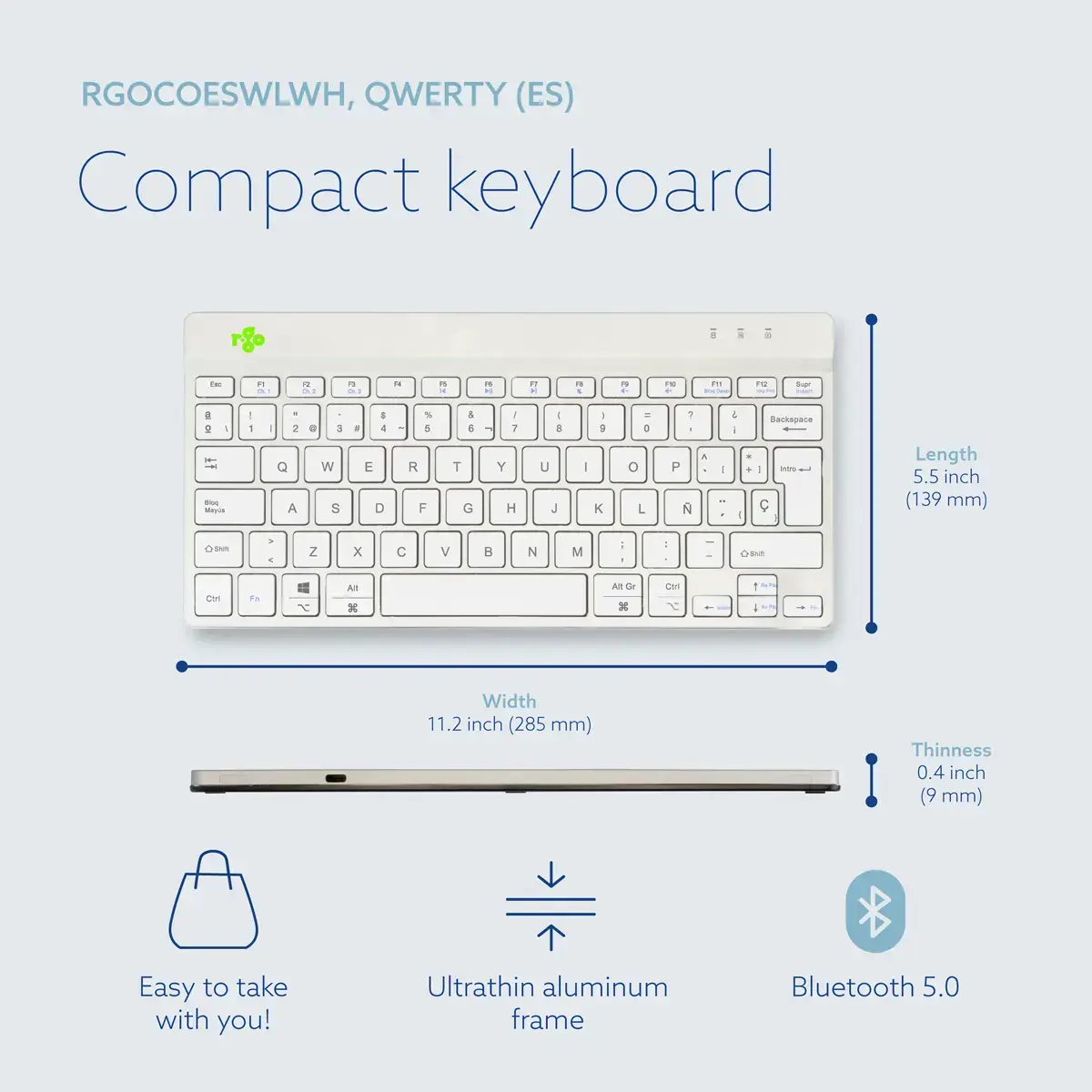 R-GO Tools Compact Break эргономичная клавиатура Photo 15