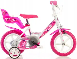 Bērnu velosipēds Cossack DINO 12" ar palīgriteņiem