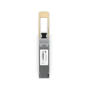 Network transceiver module UBIQUITI UACC-OM-QSFP28-SR4, fiber optic, QSFP28/QSFP+, 100000 Mbit/s, beige/grey