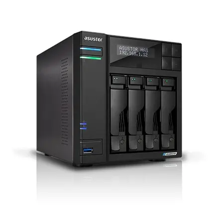 NAS Asustor LOCKERSTOR 4 Gen2+ — Intel N5105, 4 ГБ Photo 13