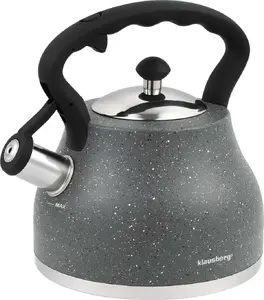 Klausberg kettle with whistle KB-7449, 2.7 L capacity, stainless steel